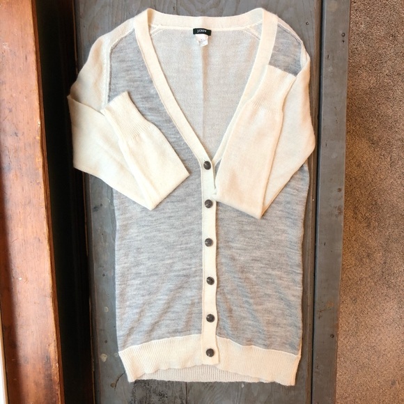 J. Crew Sweaters - J Crew lightweight button cardigan small
